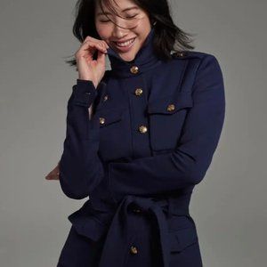 White House Black Market Luxe Stretch Safari Jacket